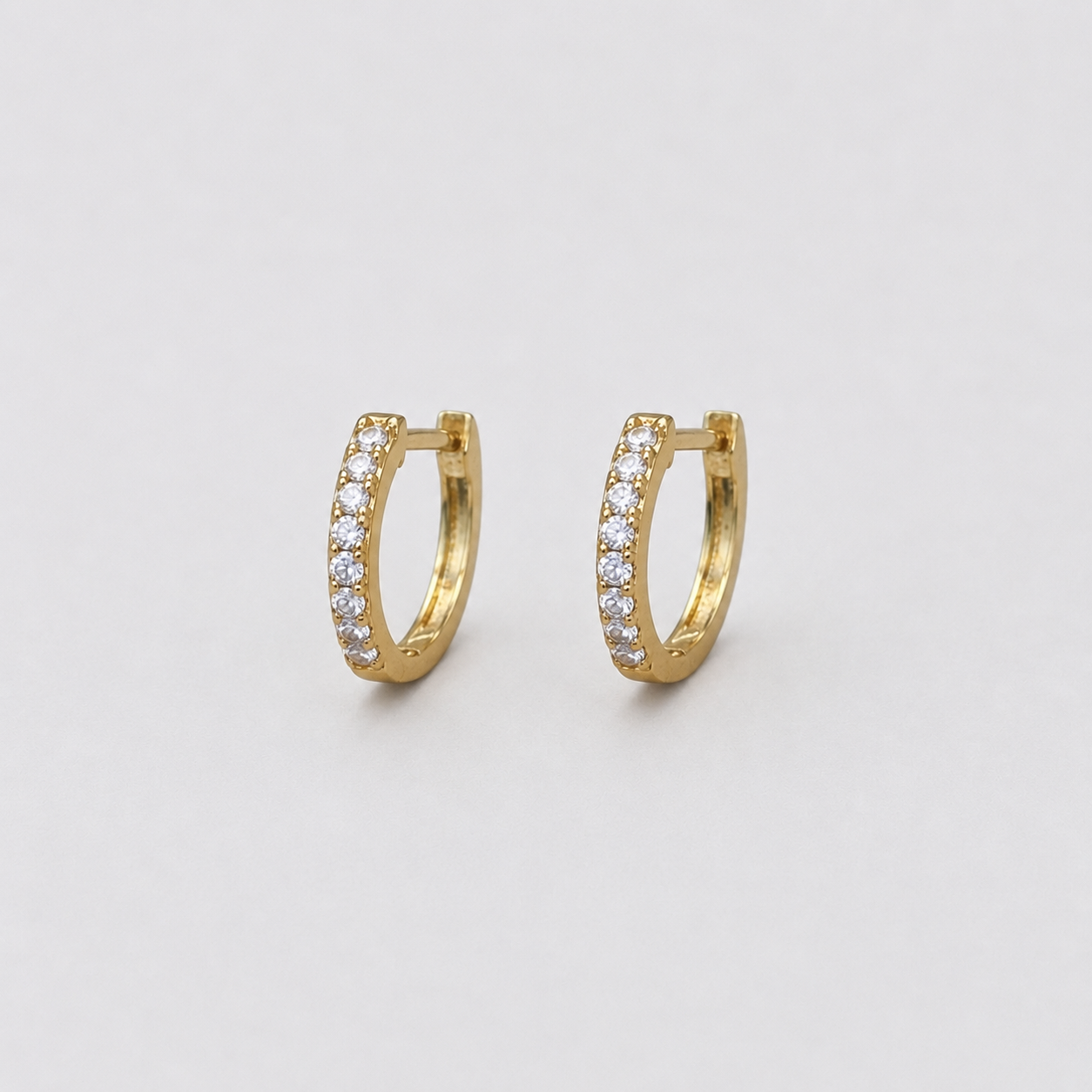 Round Cut Lab Grown Diamond 0.30 Ct. Hoop Earrings (EF-VS)