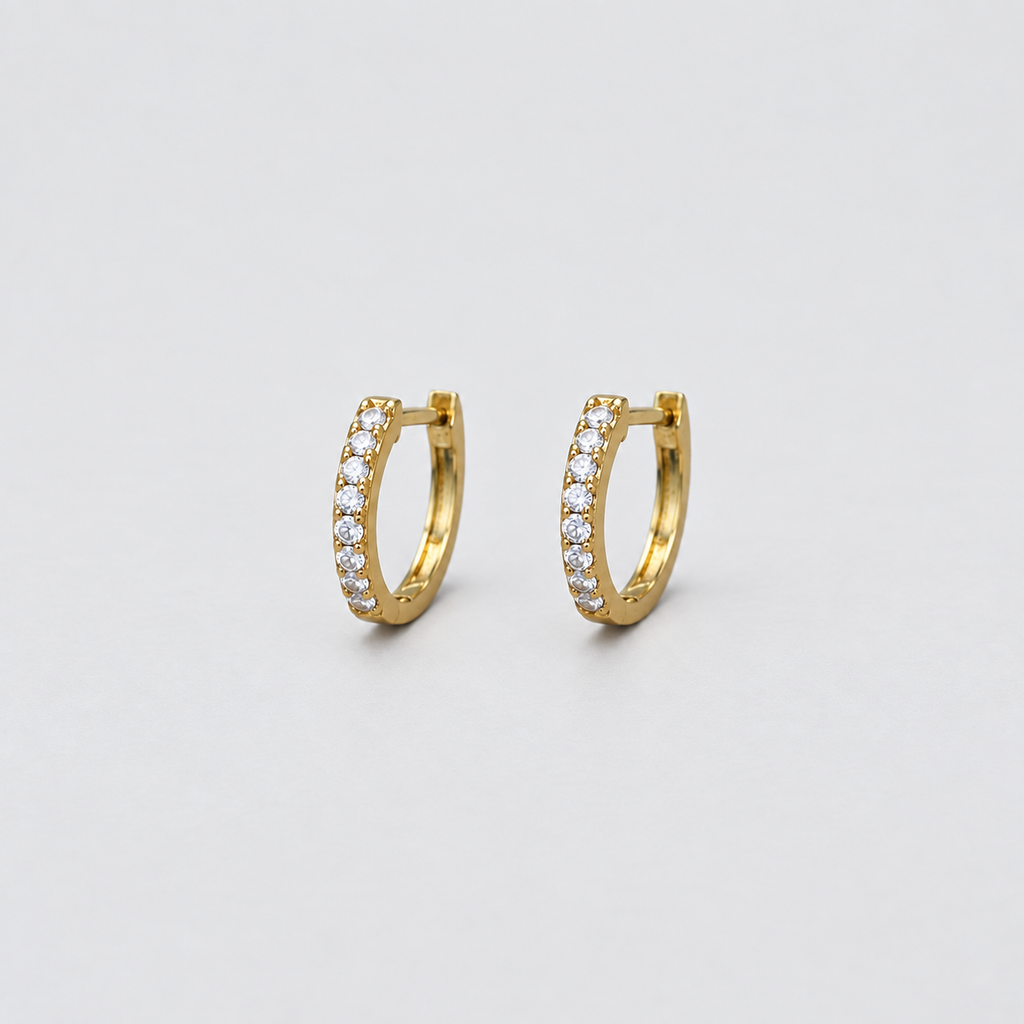 Round Cut Lab Grown Diamond 0.50 Ct. Hoop Earrings (EF/VVS-VS)