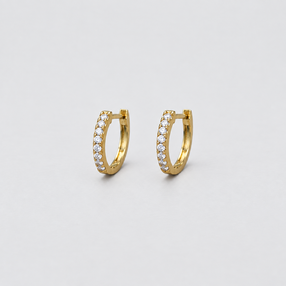 Round Cut Lab Grown Diamond 0.50 Ct. Hoop Earrings (EF/VVS-VS)