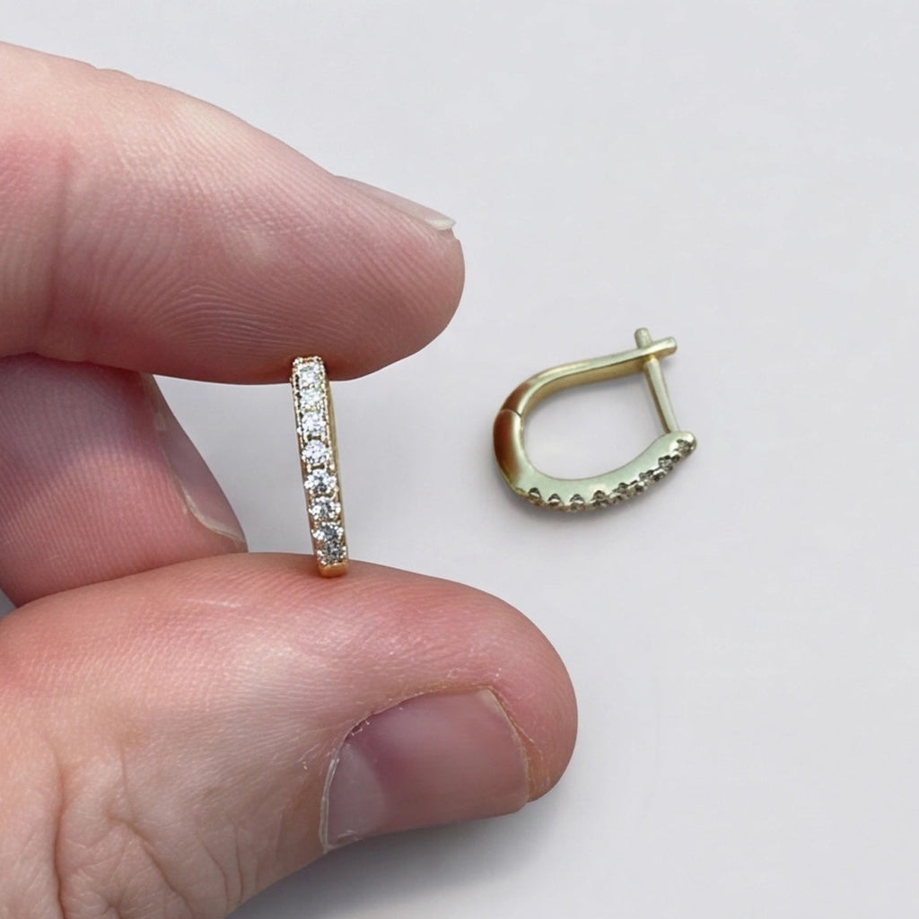 Round Cut Lab Grown Diamond 0.30 Ct. Hoop Earrings (EF-VS)