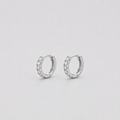 Lab-Grown Diamond Hoop Earrings Round Cut 0.40 Ct. (VS-EF)