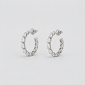 2.86 Ct. Lab-Grown Diamond Pear Cut Hoop Earrings (EF/VVS-VS)