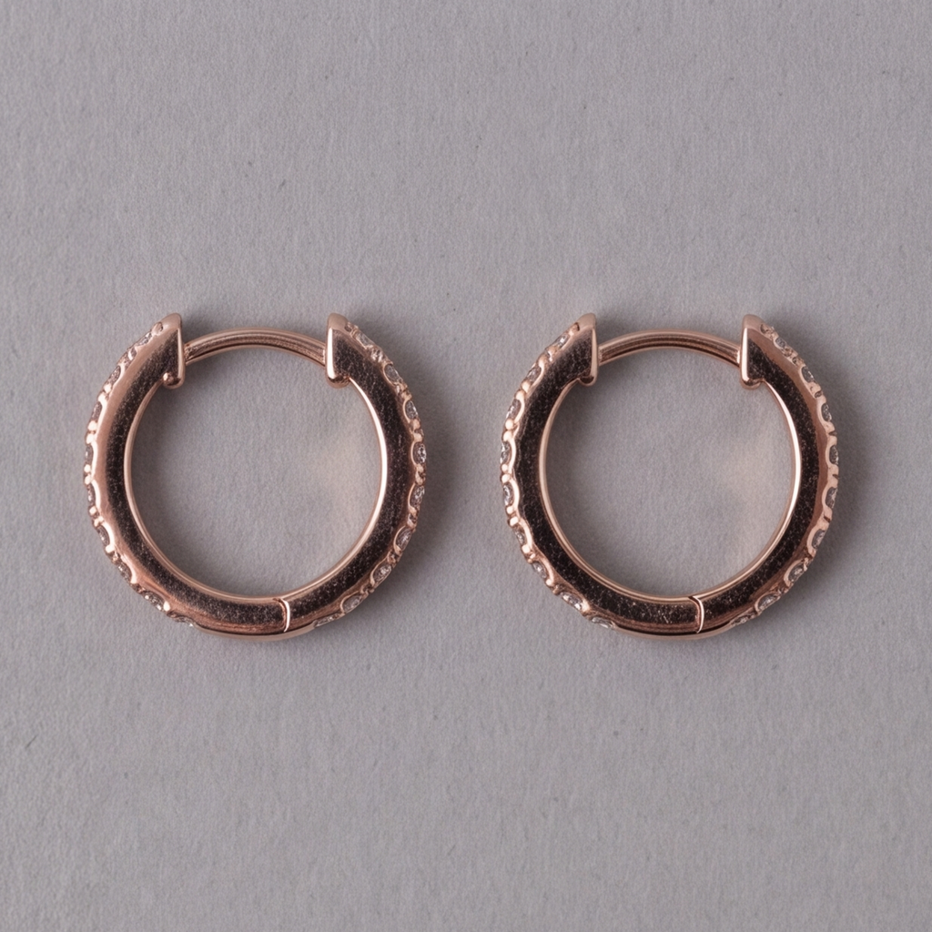 Lab-Grown Diamond Hoop Earrings 0.40 Ct. (VS-EF)