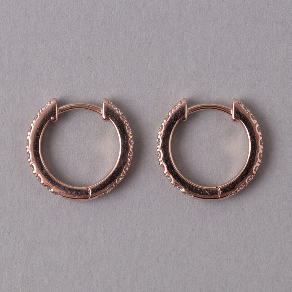 Lab-Grown Diamond Hoop Earrings 0.40 Ct. (VS-EF)
