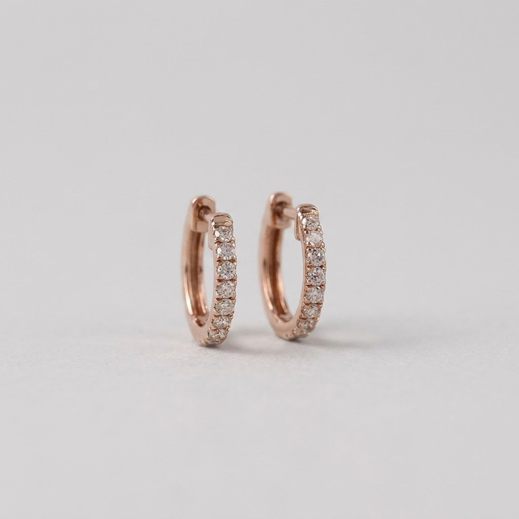 Lab-Grown Diamond Hoop Earrings 0.40 Ct. (VS-EF)