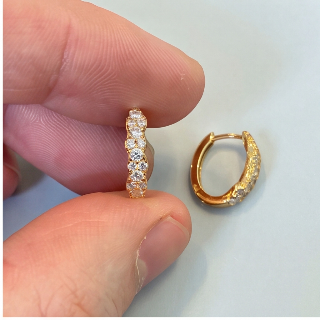 Lab-Grown Diamond Hoop Earrings 0.40 Ct. (VS-EF)