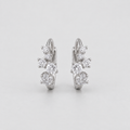 1.96 Ct. Lab-Grown Diamond Round Cut Hoop Earrings (EF/VVS-VS)