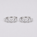 Round Cut Lab Grown Diamond 0.15 Ct. Hoop Earrings (VS-EF)