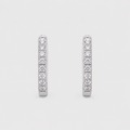 Lab-Grown Diamond Hoop Earrings Round cut 0.30 Ct. (VS-EF)