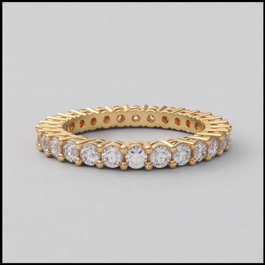1.90 Ct. Lab Grown Diamond Eternity Band Ring (VS-EF)