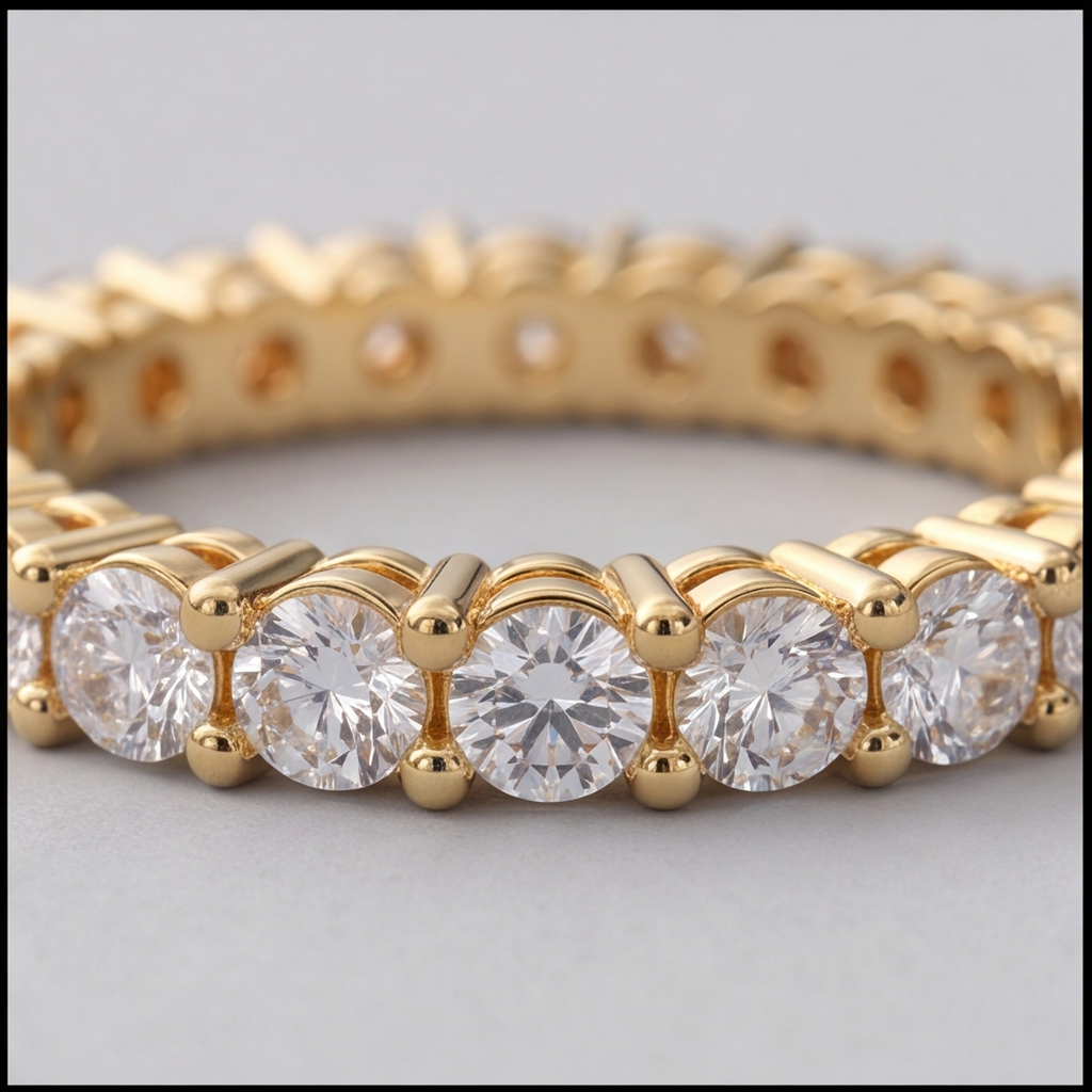 1.90 Ct. Lab Grown Diamond Eternity Band Ring (VS-EF)