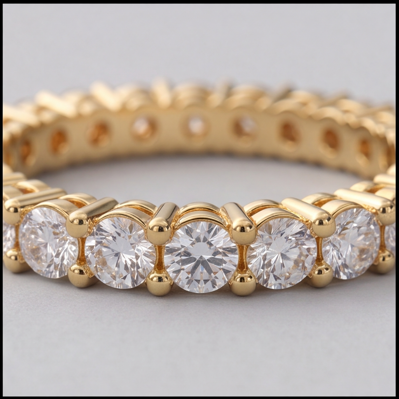 1.90 Ct. Lab Grown Diamond Eternity Band Ring (VS-EF)