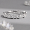 1.50 Ct. Lab-Grown Diamond Princess cut Eternity Band Rings (VS-EF)
