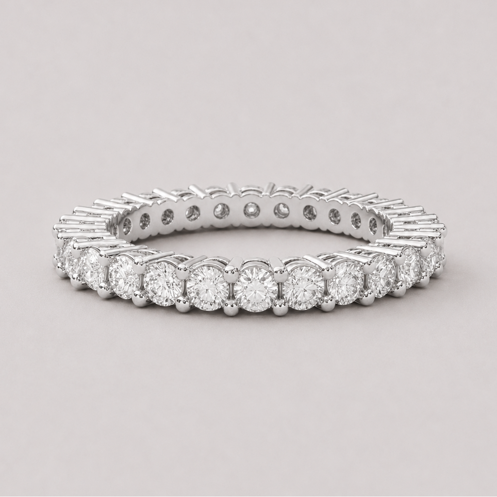 1.90 Ct. Lab Grown Diamond Eternity Band Ring (VS-EF)