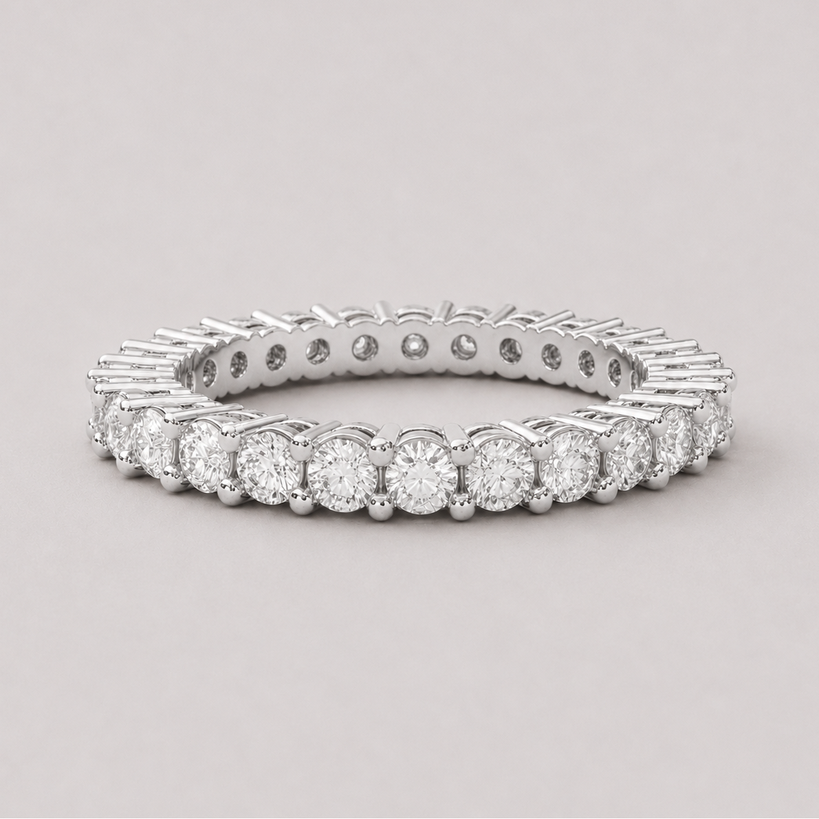 1.90 Ct. Lab Grown Diamond Eternity Band Ring (VS-EF)