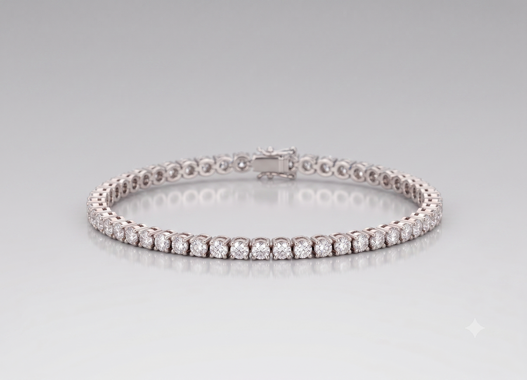 6.00tcw (VS-EF) Luxury Lab-Grown Diamond Tennis Bracelet for Women Everyday Fine Jewelry Gift