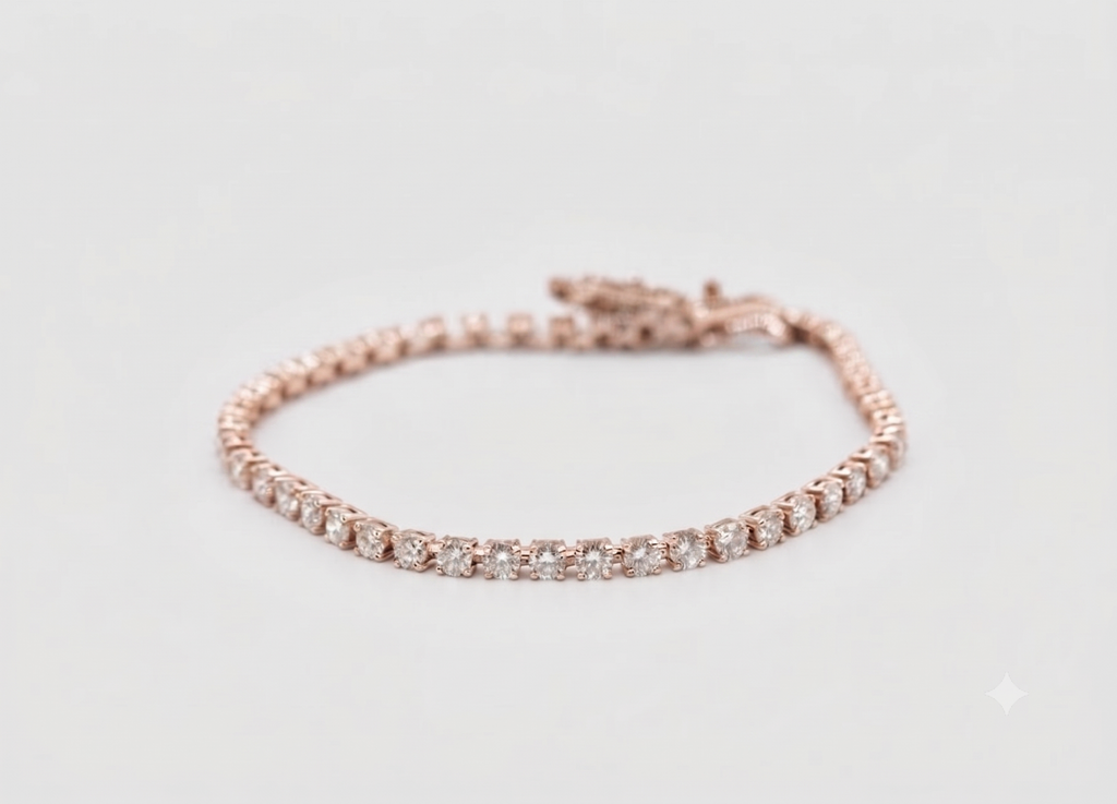 Natural Diamond Tennis Bracelet for Women | Luxury Diamond Bracelet | Fine Diamond Jewelry