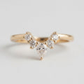 Lab-Grown Diamond 0.40 Ct. Ring Half Eternity Round Cut  (VS-EF)