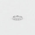 1.5 Ct. Lab-Grown Diamond Half Eternity Round Cut Ring (EF/VVS-VS)
