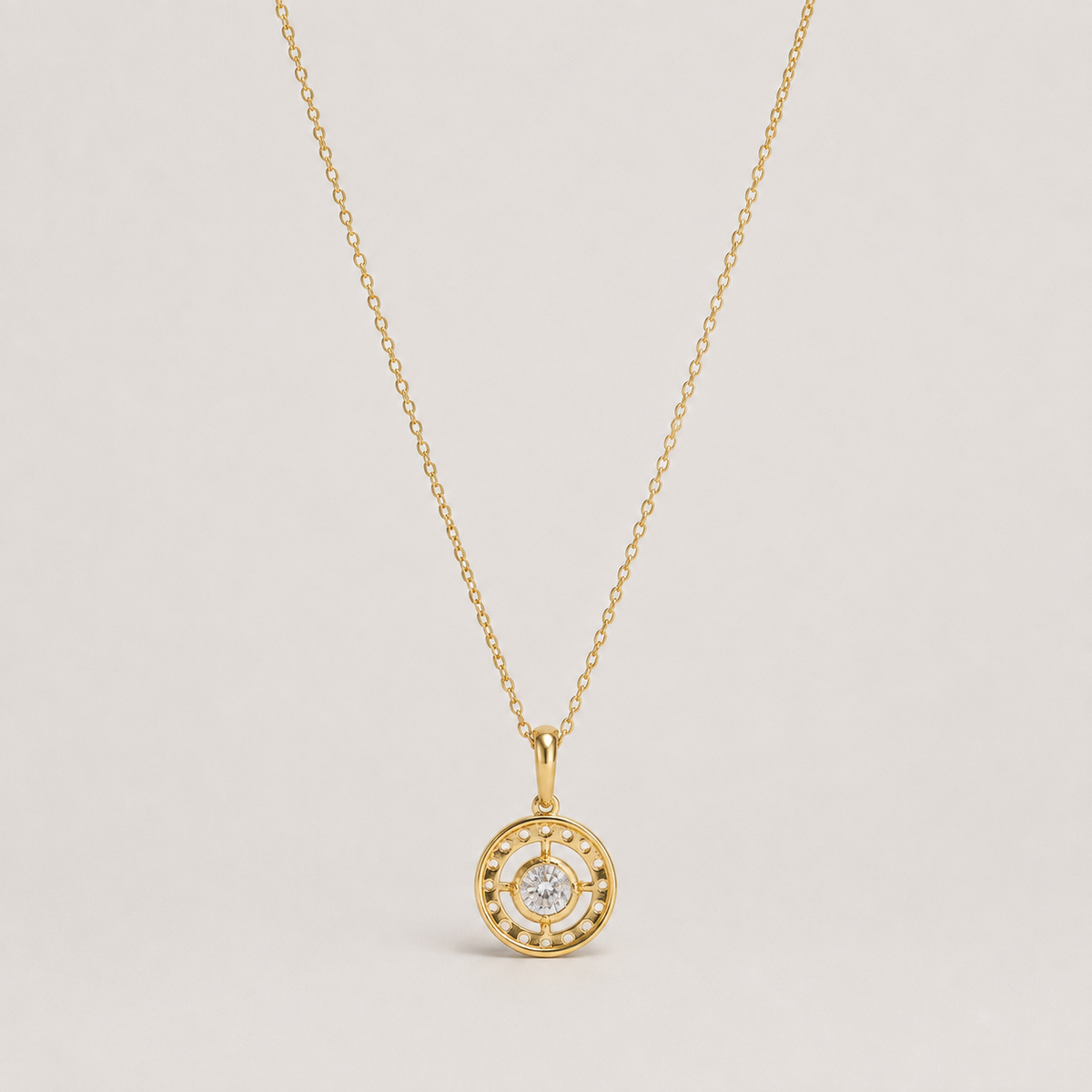 Lab Grown Diamond Halo Pendant 0.90 Ct. (VS-EF)