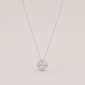 Lab Grown Diamond Cushion Cut Halo Pendant Necklace 0.75 Ct. (VS-EF)