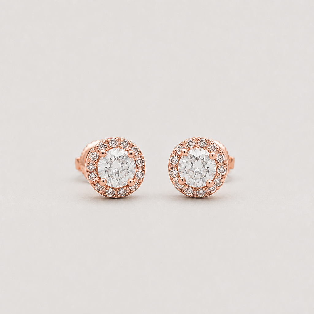 1.50 Ct. Lab-Grown Diamond Round Cut Solitaire Earrings (EF-VS)