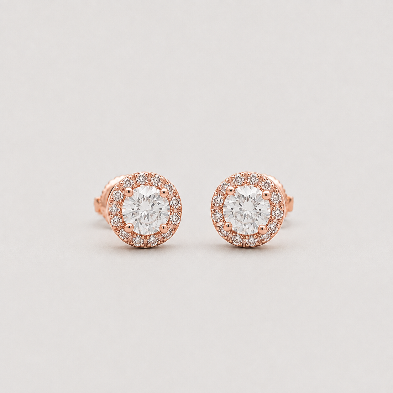 1.50 Ct. Lab-Grown Diamond Round Cut Solitaire Earrings (EF-VS)