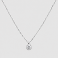 1.10 Ct. Lab Grown Diamond Round Cut Halo Pendant (VS-EF)