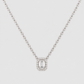 2.50 Ct. Lab Grown Diamond Emerald Cut Halo Pendant (VS-EF)