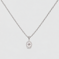 1.20 Ct. Lab Grown Diamond Oval Cut Halo Pendant (VS-EF)
