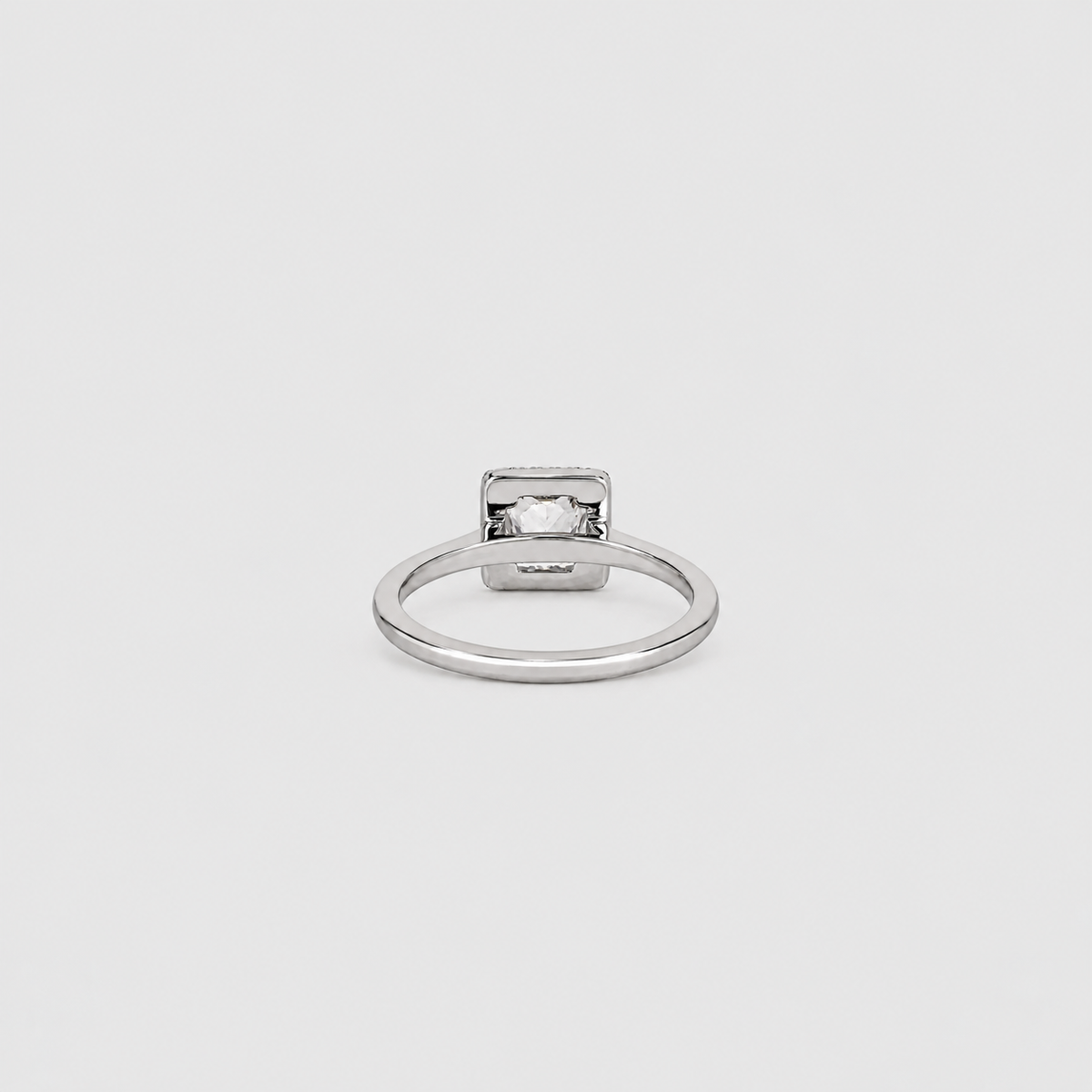 1.5 Ct. Lab Grown Diamond Princess Cut Halo Ring (VS-EF)