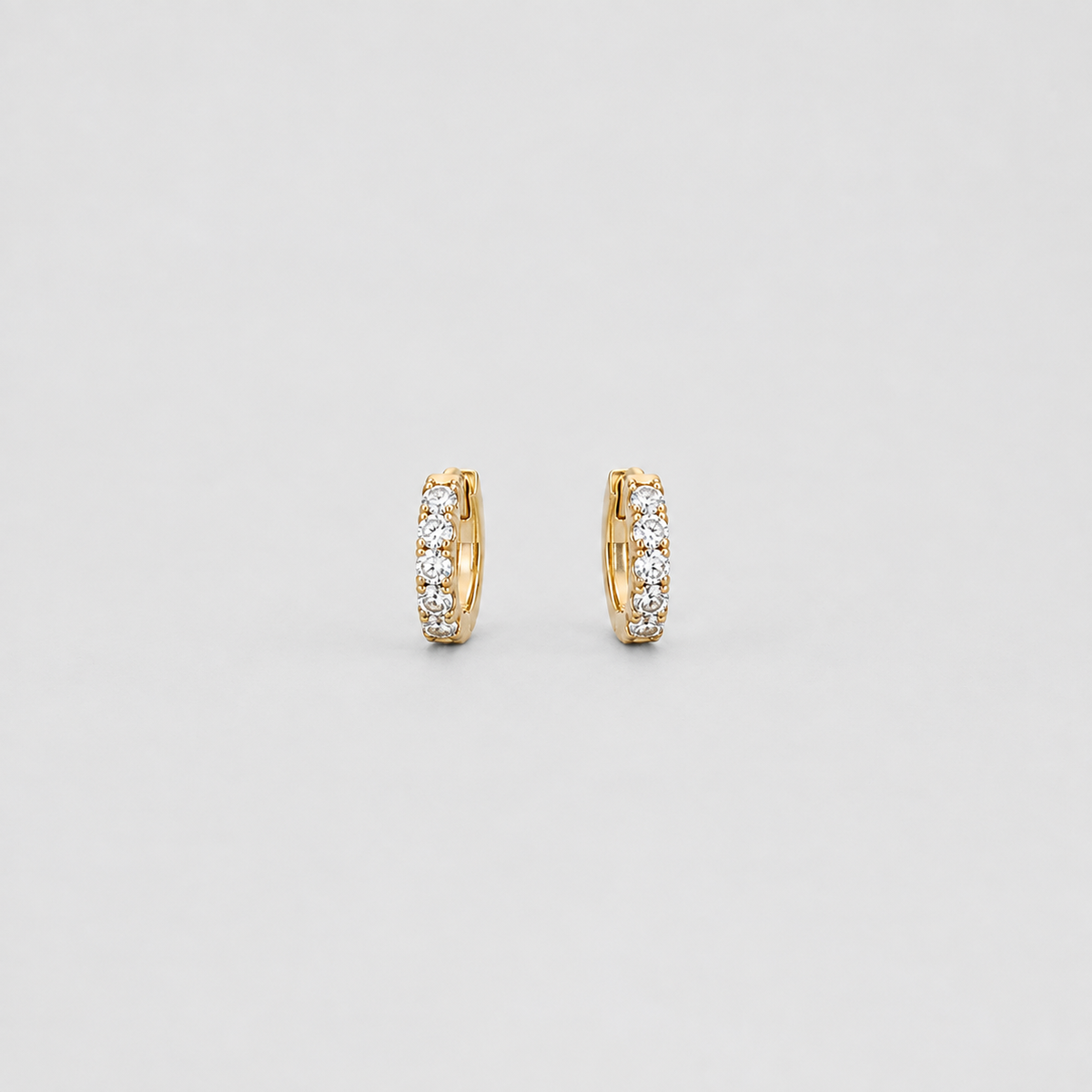 Lab Grown Diamond Round Cut 0.50 Ct. Hoop Earrings (EF/VVS-VS)
