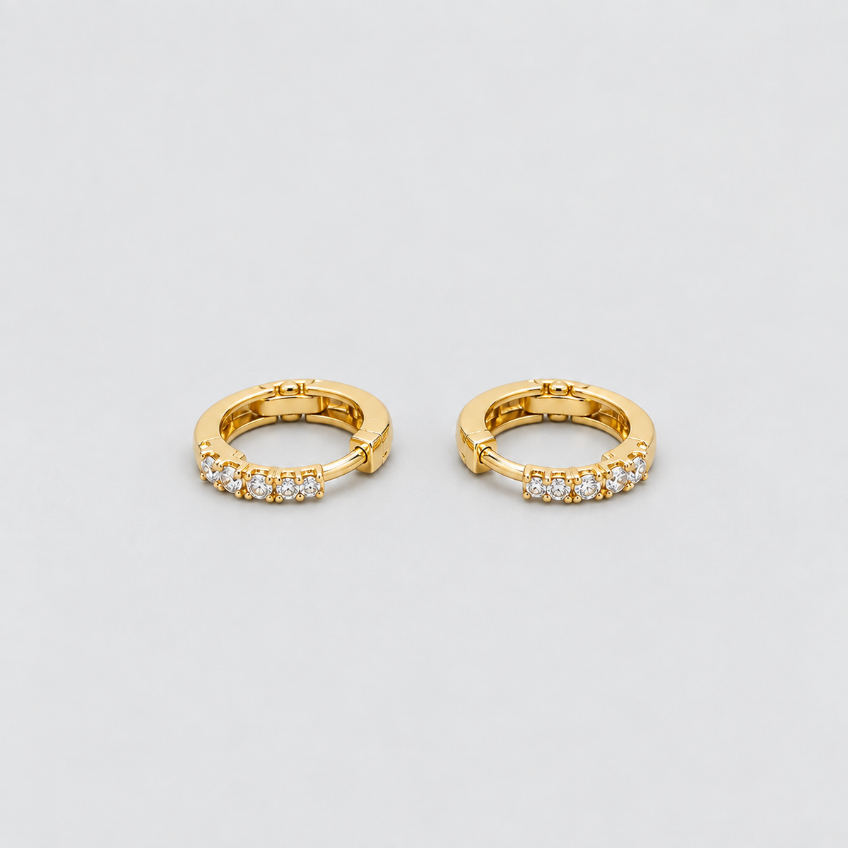 Lab Grown Diamond Round Cut 0.50 Ct. Hoop Earrings (EF/VVS-VS)