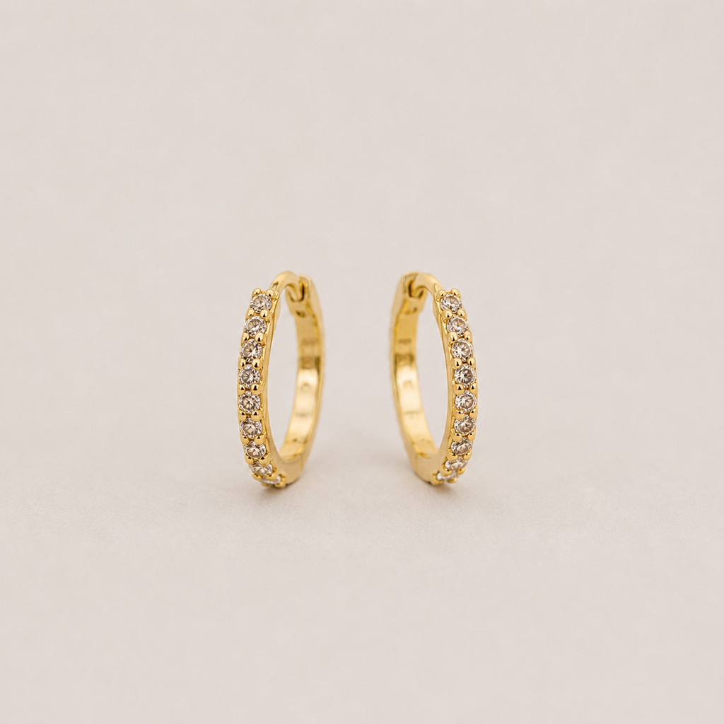Lab Grown Diamond Round Cut 0.40 Ct. Hoop Earrings (VS-EF)