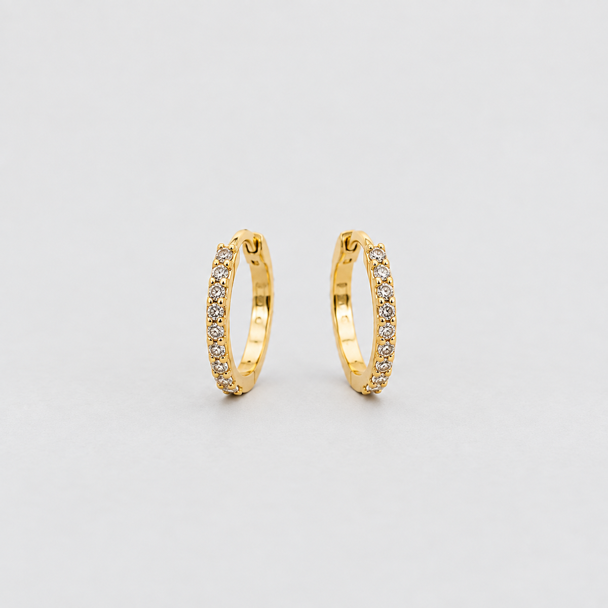 Lab Grown Diamond Round Cut 0.50 Ct. Hoop Earrings (EF/VVS-VS)