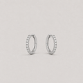 Round Cut Lab Grown Diamond Hoop Earrings 0.30 Ct. (VS-EF)