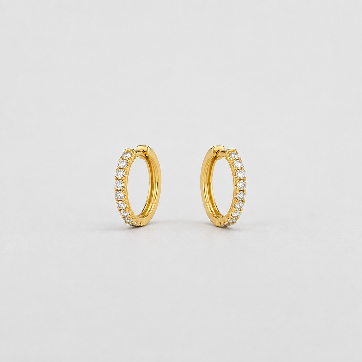Round Cut Lab Grown Diamond Hoop Earrings 0.30 Ct. (EF/VVS-VS)