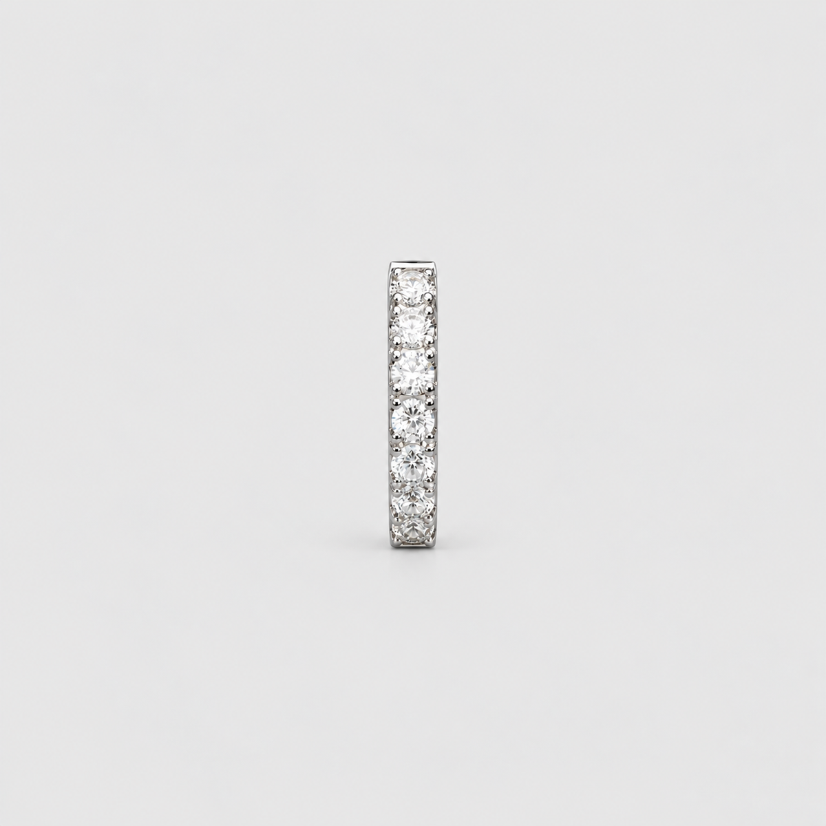 Lab Grown Diamond Round Cut Men Hoop Earrings 0.60 Ct. (VS-EF)
