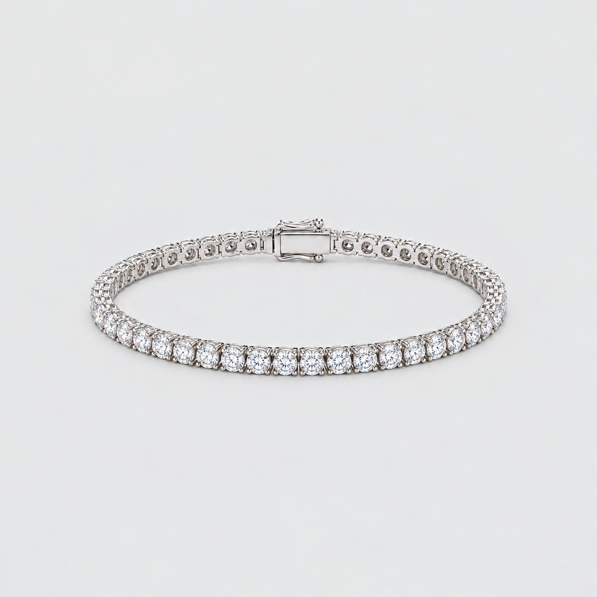 16 Ct. Lab Grown Diamond Round Cut Men Tennis Bracelet (EF/VVS-VS)