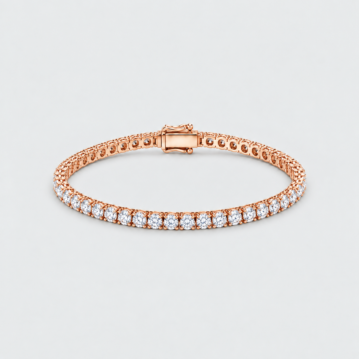 16 Ct. Lab Grown Diamond Round Cut Men Tennis Bracelet (EF/VVS-VS)