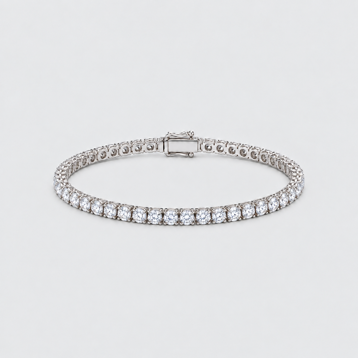3.70 Ct. Lab Grown Diamond Men Tennis Bracelet (EF/VVS-VS)