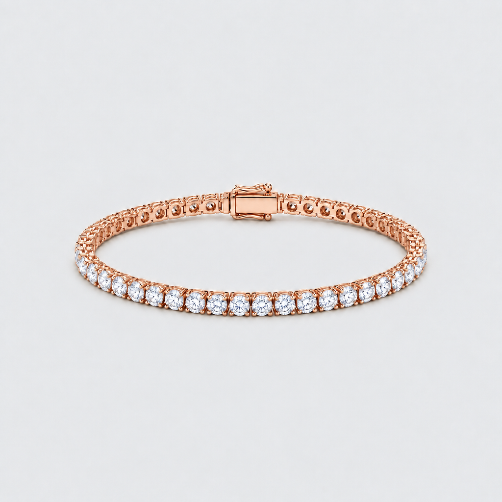 3.70 Ct. Lab Grown Diamond Men Tennis Bracelet (EF/VVS-VS)