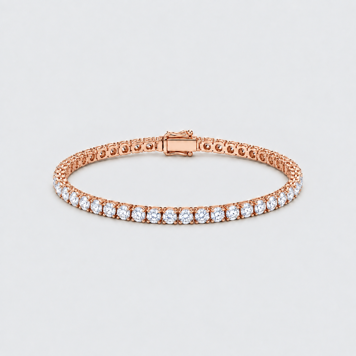 3.70 Ct. Lab Grown Diamond Men Tennis Bracelet (EF/VVS-VS)