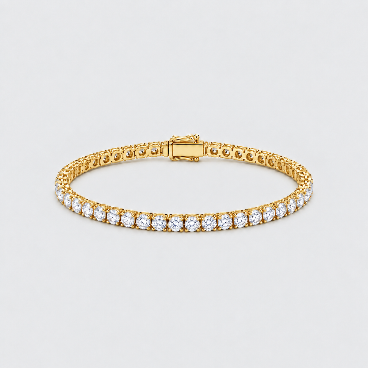 3.70 Ct. Lab Grown Diamond Men Tennis Bracelet (EF/VVS-VS)