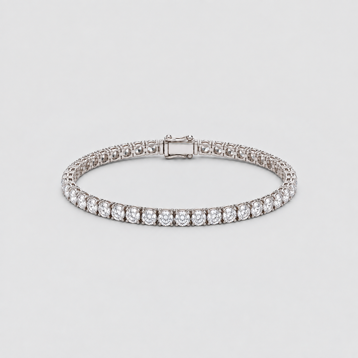 10 Ct. Lab Grown Diamond Men Tennis Bracelet (EF/VVS-VS)
