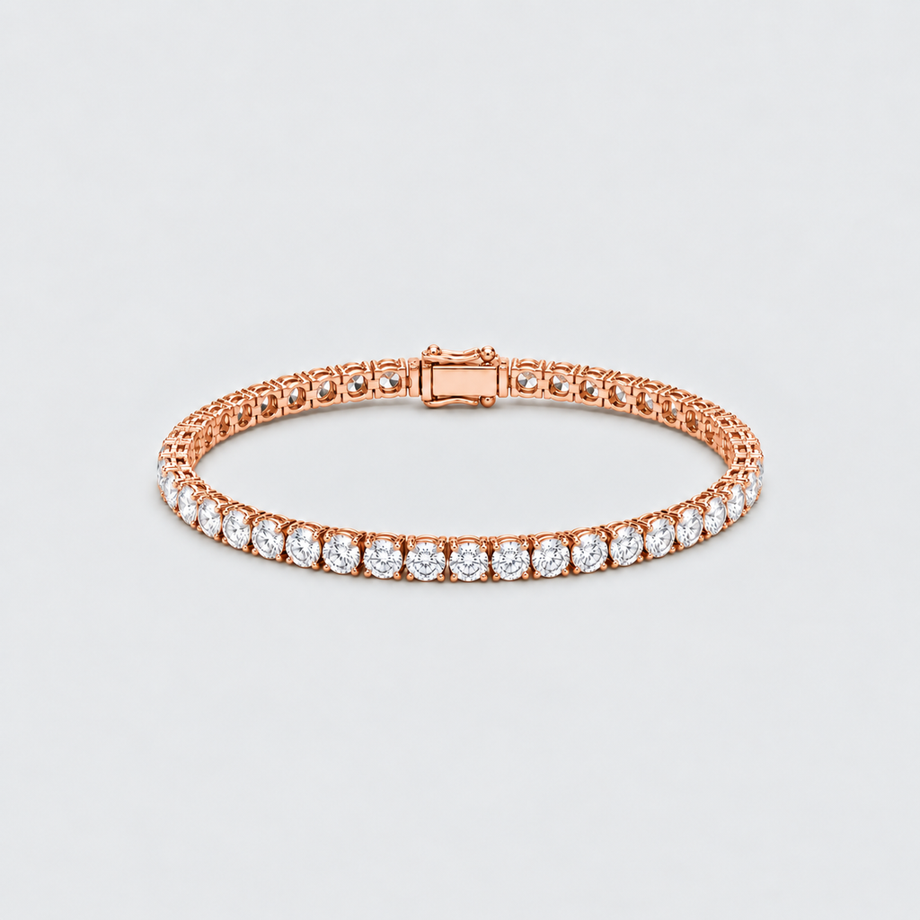 10 Ct. Lab Grown Diamond Men Tennis Bracelet (EF/VVS-VS)