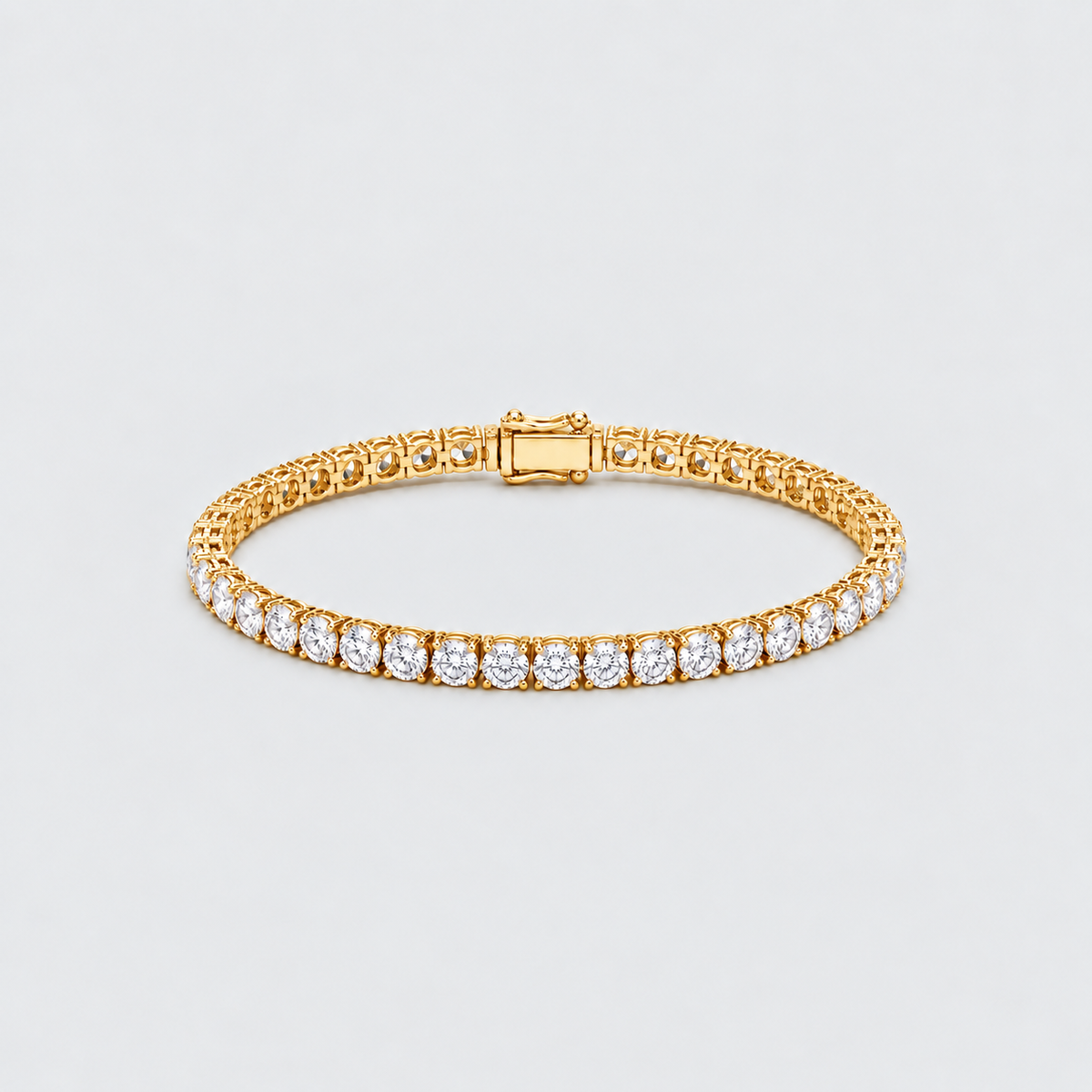 10 Ct. Lab Grown Diamond Men Tennis Bracelet (EF/VVS-VS)