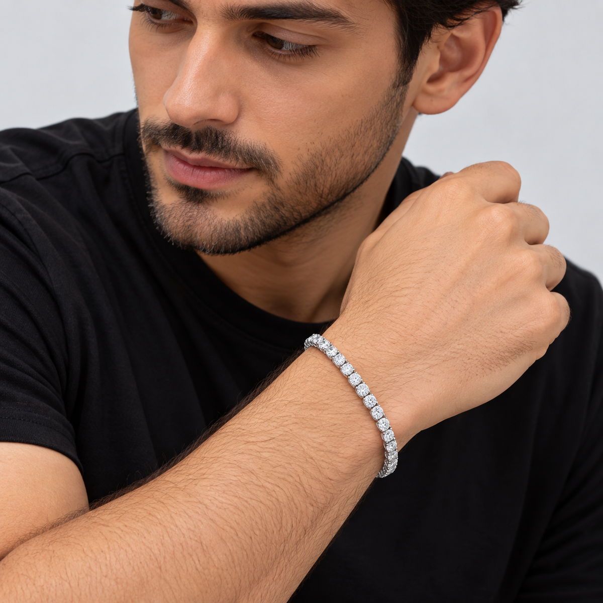 7.50 Ct. Lab Grown Diamond Round Cut Tennis Bracelet (EF/VVS-VS)