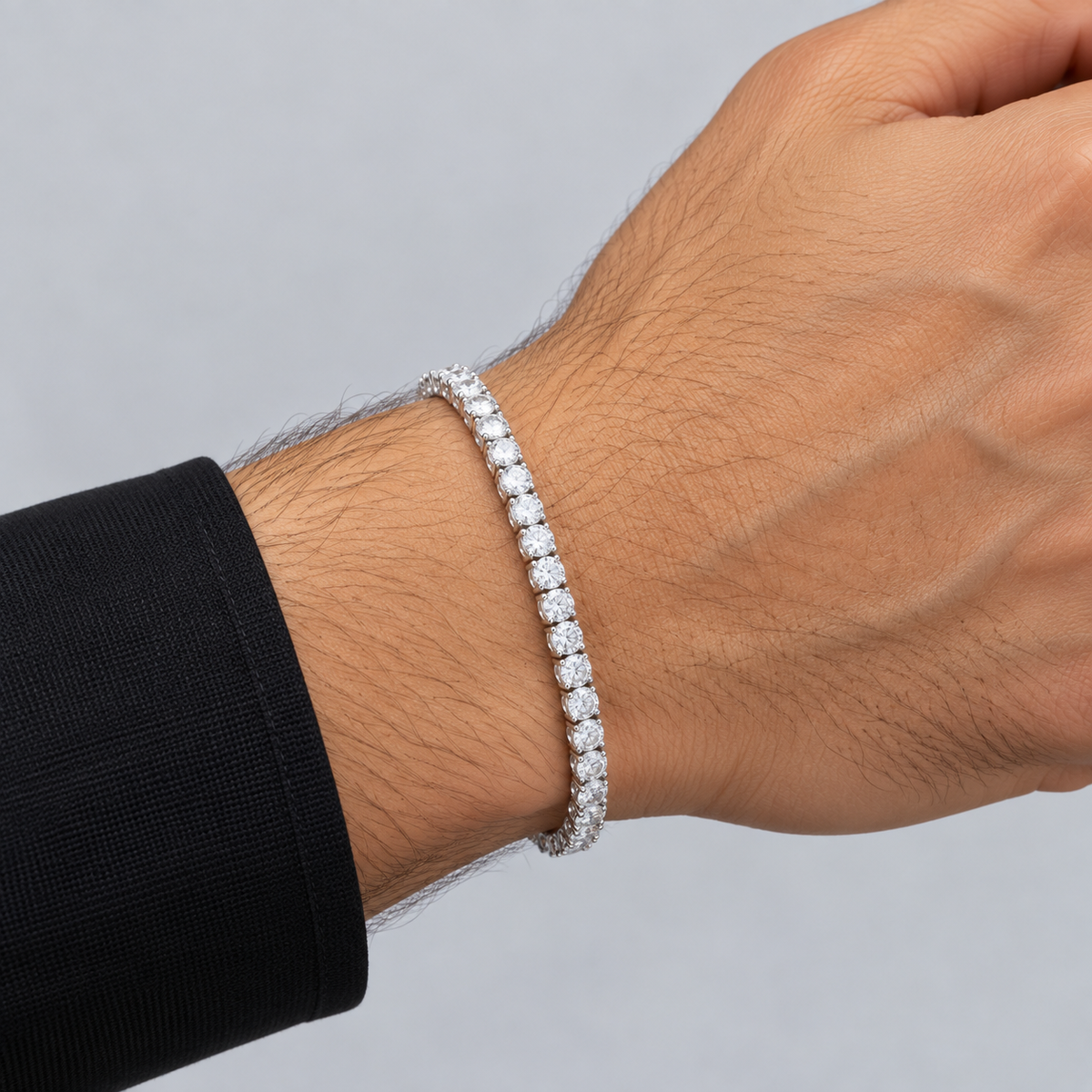 7.50 Ct. Lab Grown Diamond Round Cut Tennis Bracelet (EF/VVS-VS)