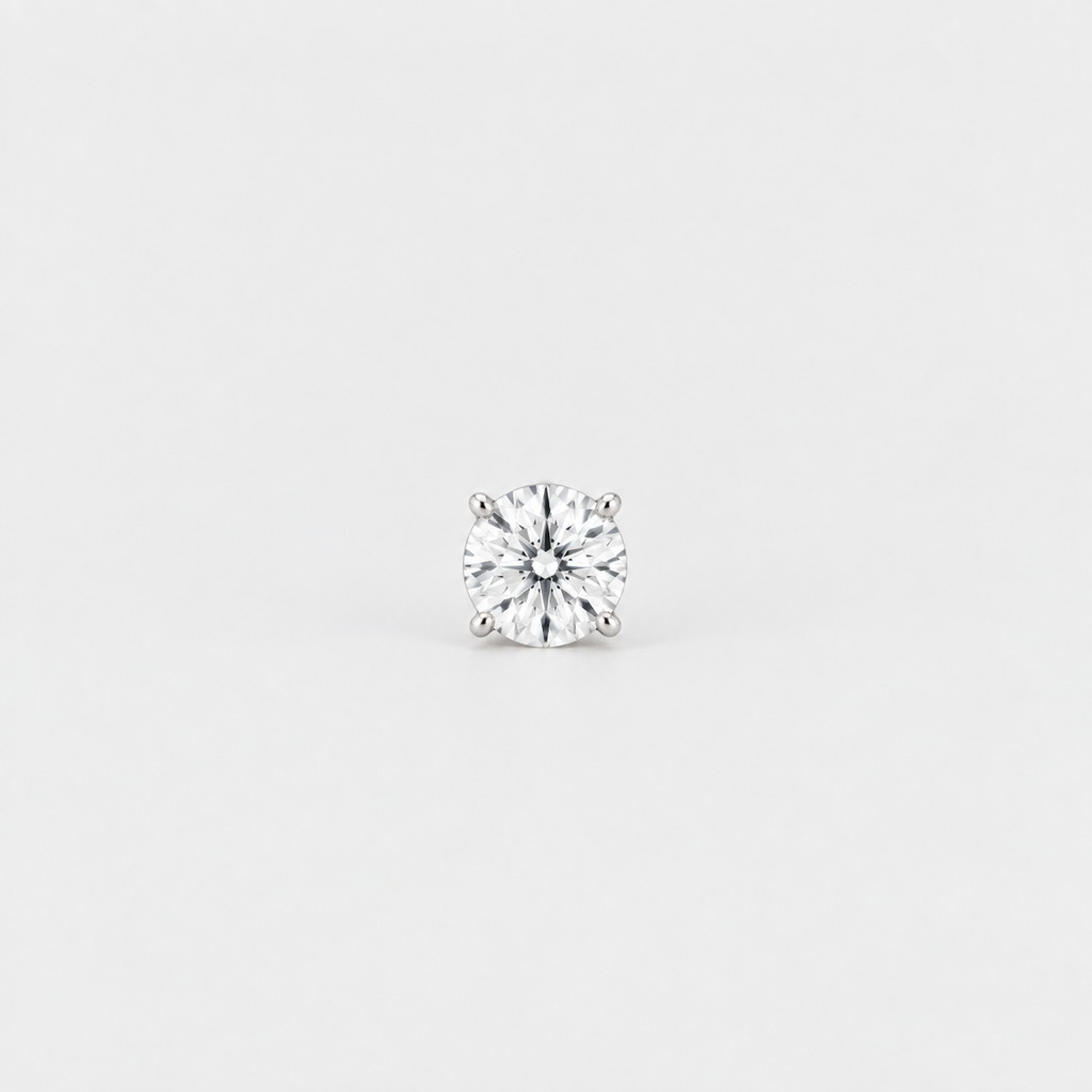 1 Ct. Lab-Grown Diamond Men's Stud Round Cut (VS-EF)